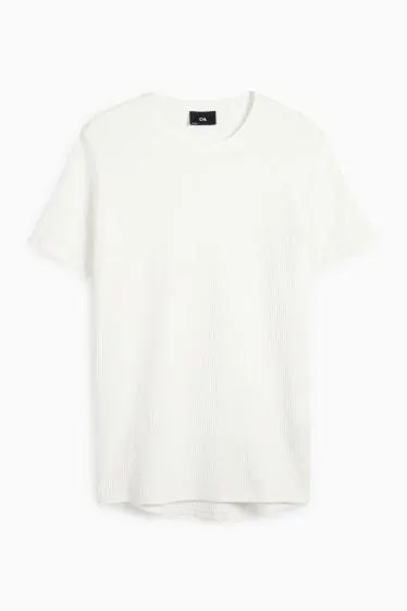 T-shirt - regular fit - textured