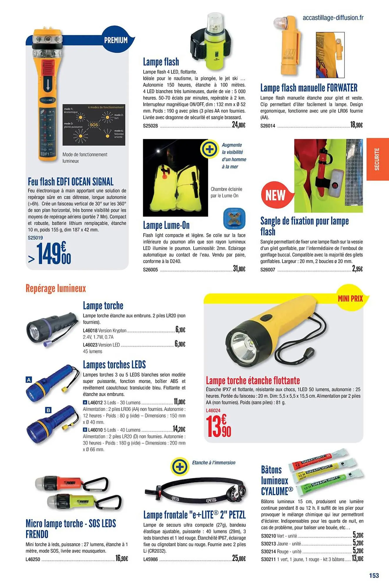 Catalogue Accastillage Diffusion du 1 mars au 31 décembre 2023 - Catalogue page 155
