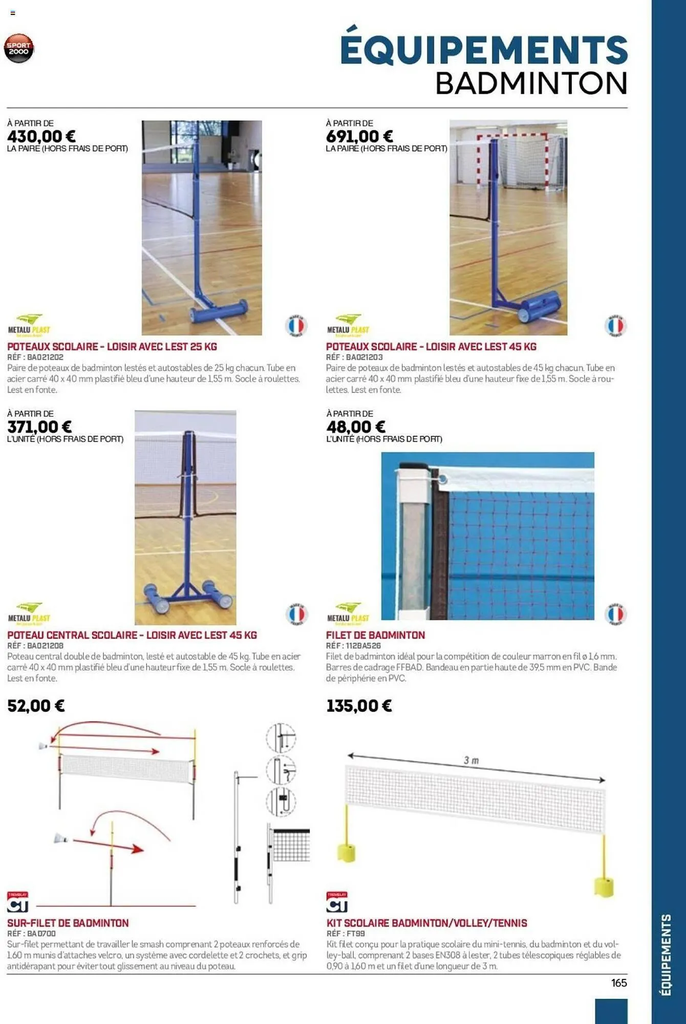 Catalogue Sport 2000 du 28 mai au 31 décembre 2025 - Catalogue page 138