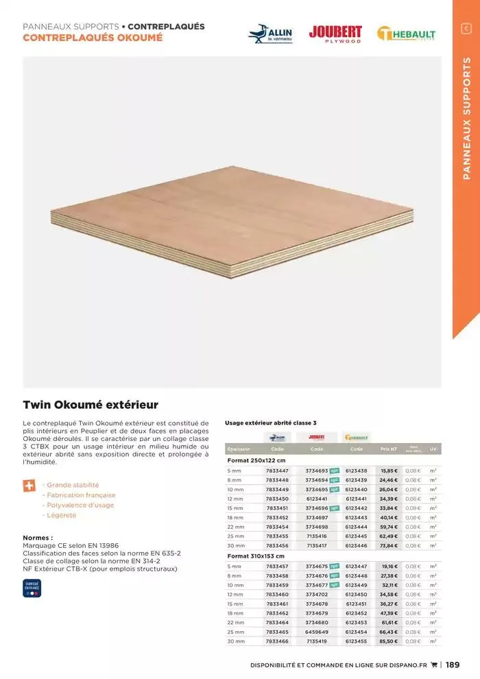 Catalogue 2025 Agenceurs du 25 avril au 31 décembre 2025 - Catalogue page 189