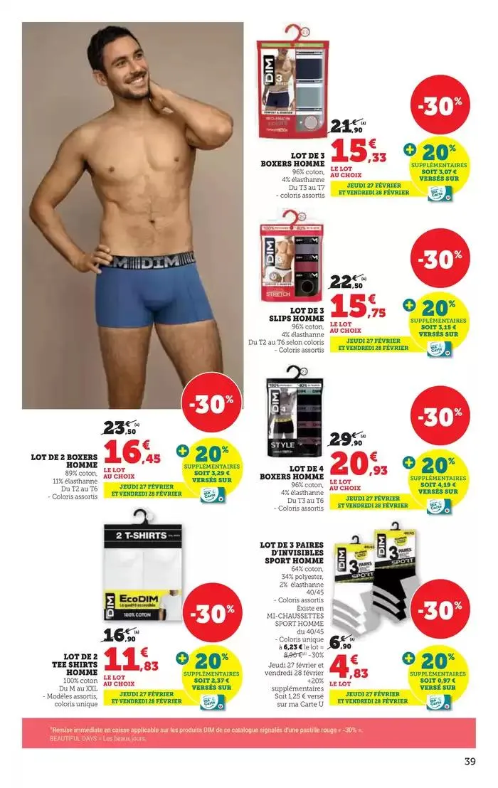 Spécial Hiver du 25 février au 9 mars 2025 - Catalogue page 39