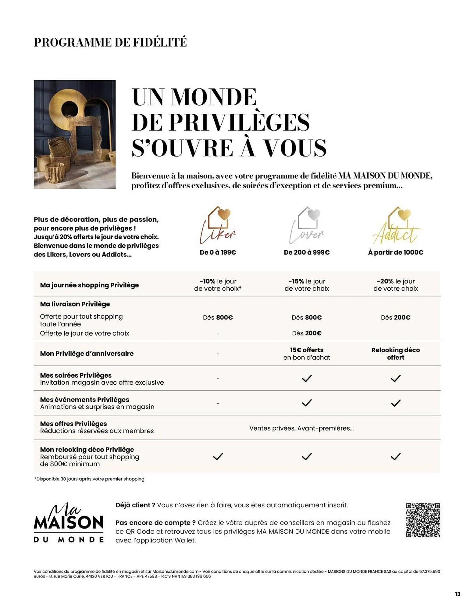 Catalogue Maisons du Monde du 11 décembre au 31 décembre 2025 - Catalogue page 13