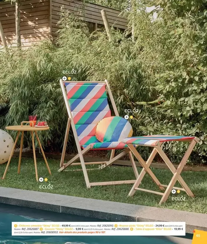 BARBEUC, SIESTE, PÉTANQUE PLACE À LA DÉTENTE du 27 février au 23 juin 2025 - Catalogue page 65