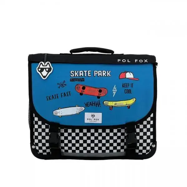 Pol Fox - Cartable 35CM Réversible Skate 2
