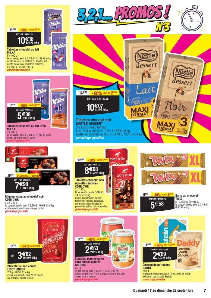 3,2,1… Promos ! du 17 septembre au 22 septembre 2024 - Catalogue page 7