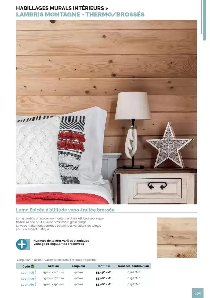 BOIS PANNEAUX 2025 2026 du 30 avril au 31 décembre 2026 - Catalogue page 205