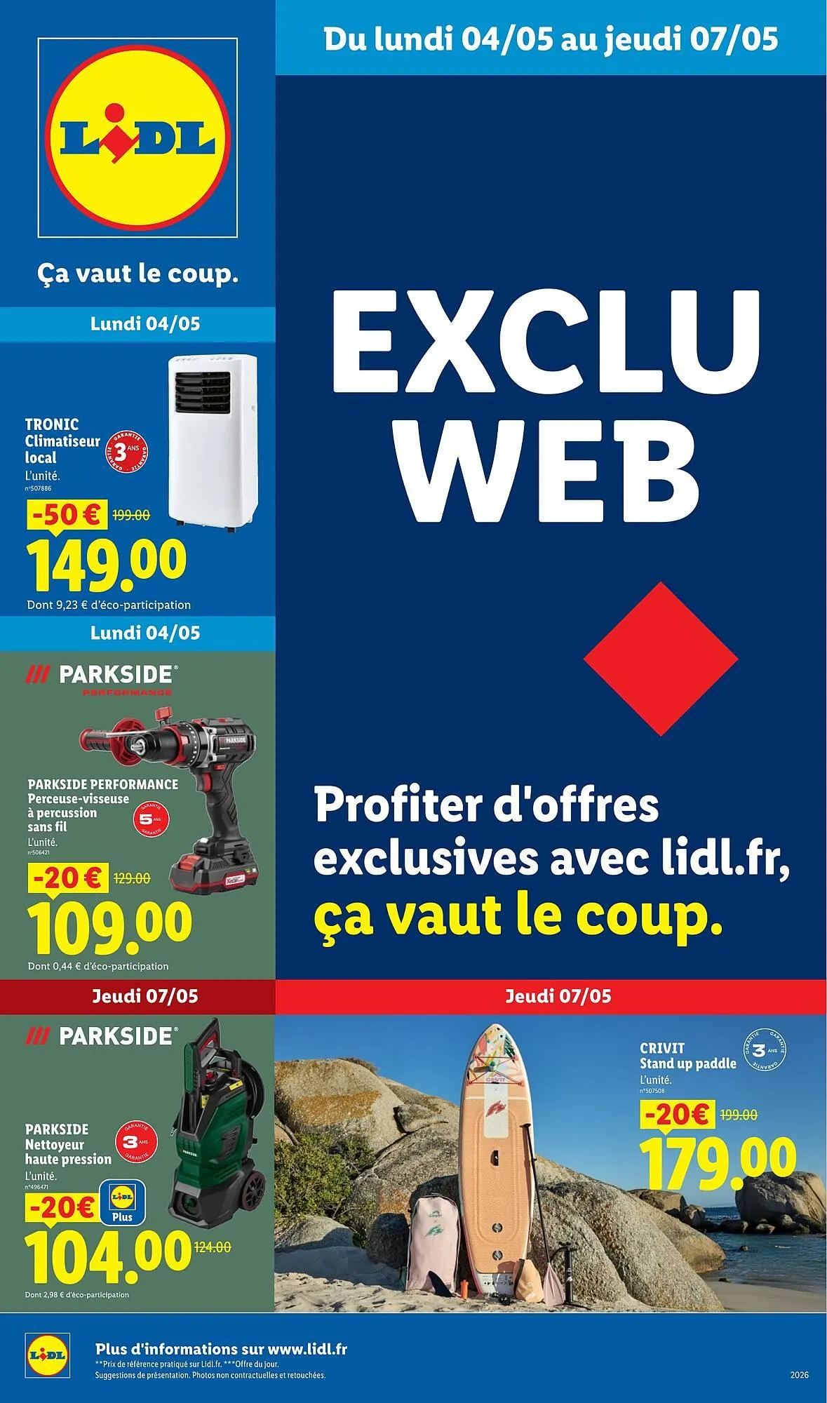Catalogue Lidl du 4 mai au 7 mai 2026 - Catalogue page 1