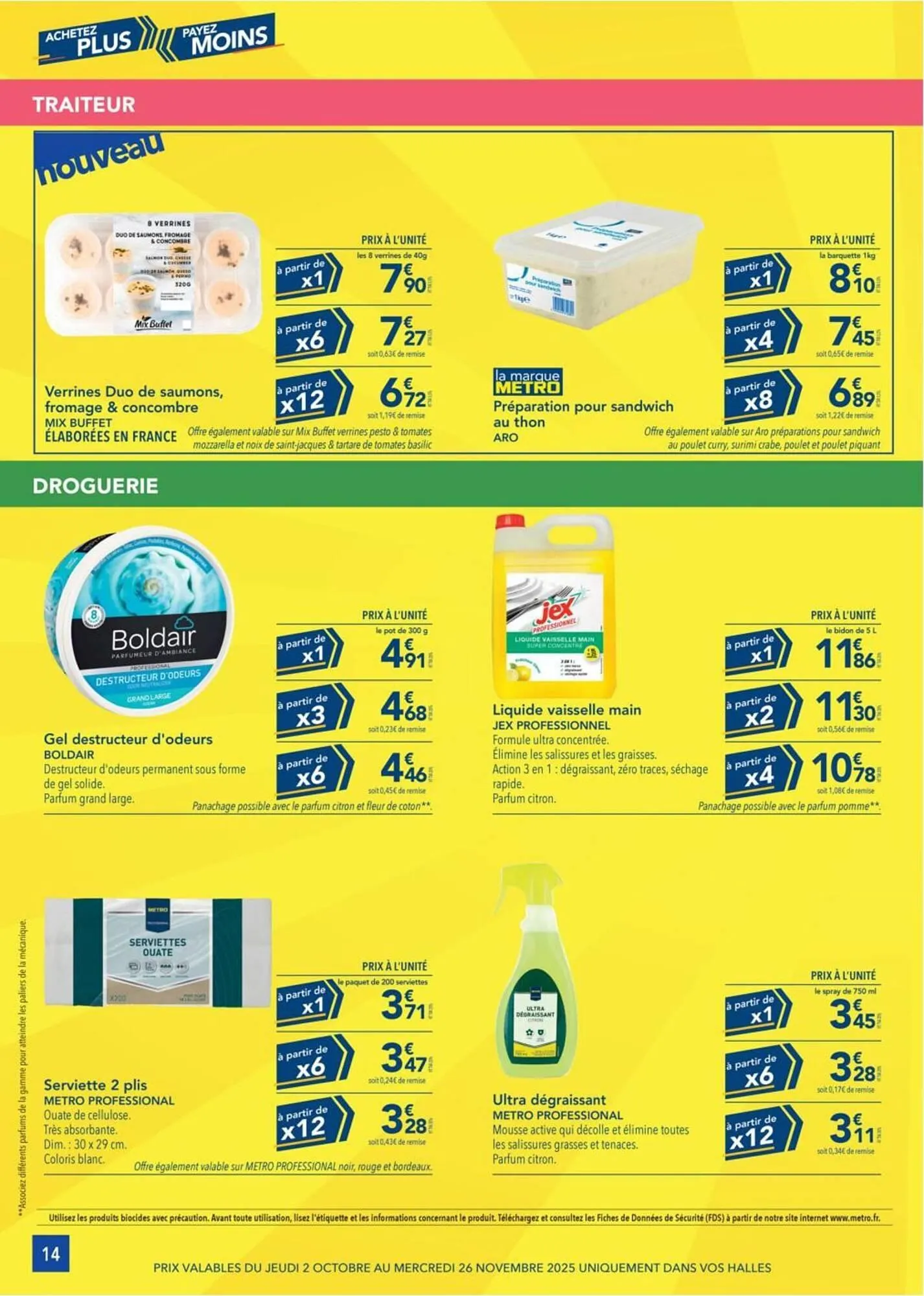 Catalogue METRO du 2 octobre au 26 novembre 2025 - Catalogue page 14