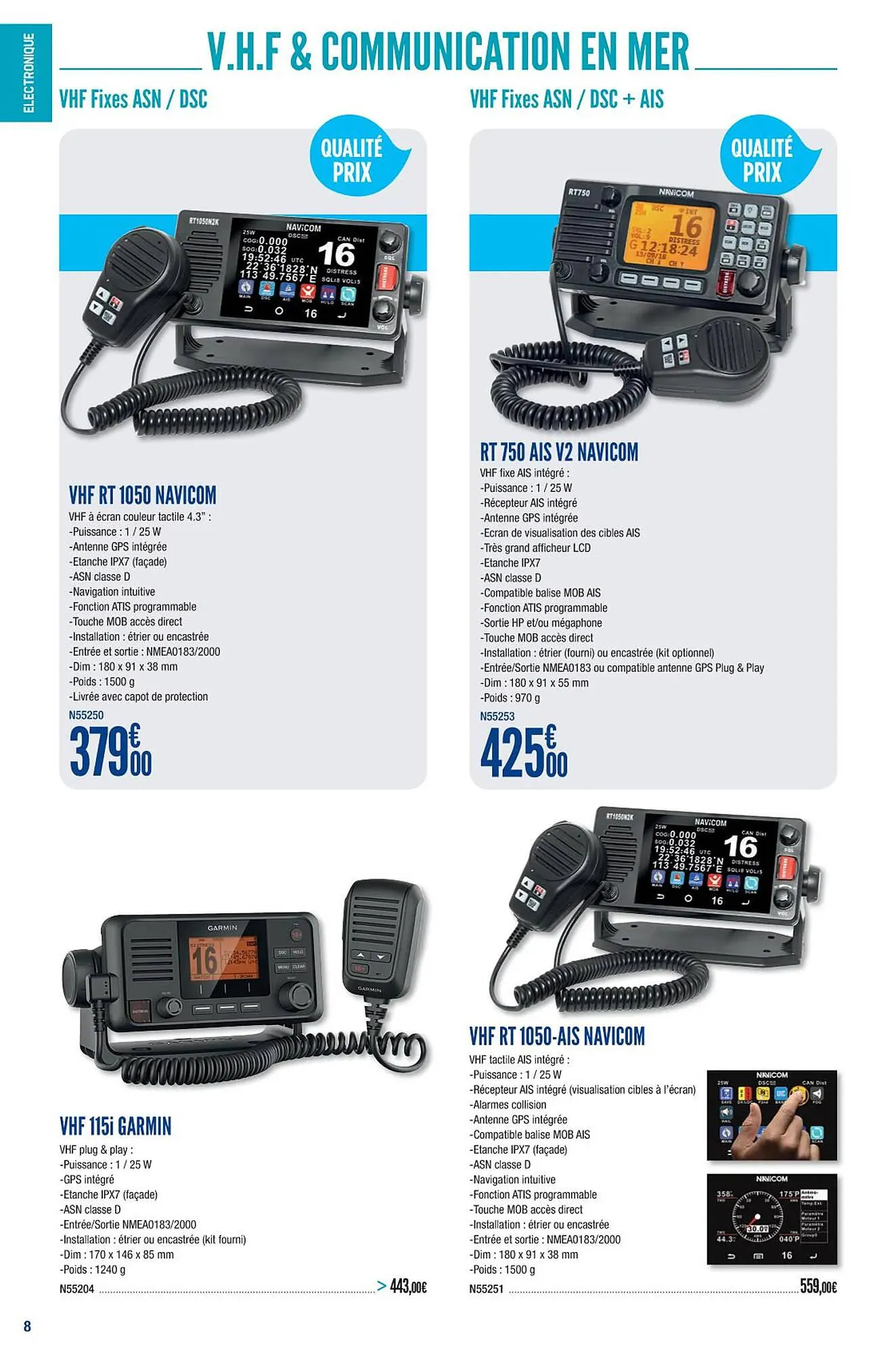 Catalogue Accastillage Diffusion du 1 mars au 31 décembre 2023 - Catalogue page 10