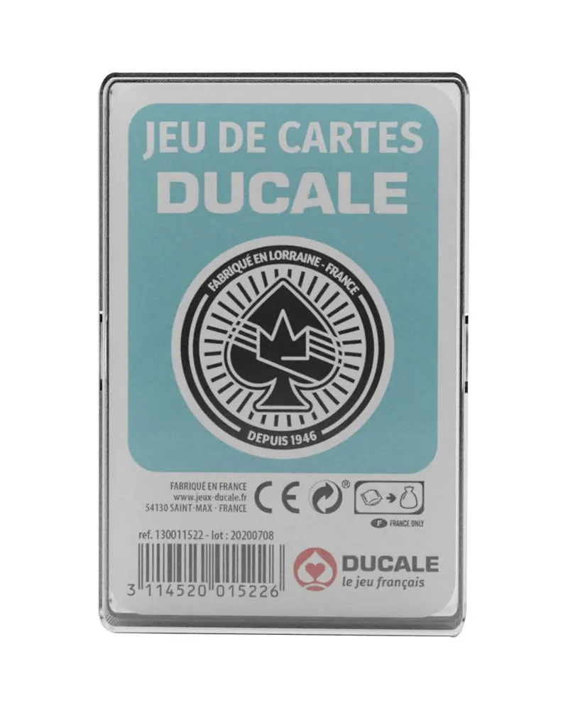 DUCALE BOITE PLASTIQUE - JEU DE CARTES - SOUS DISPLAY