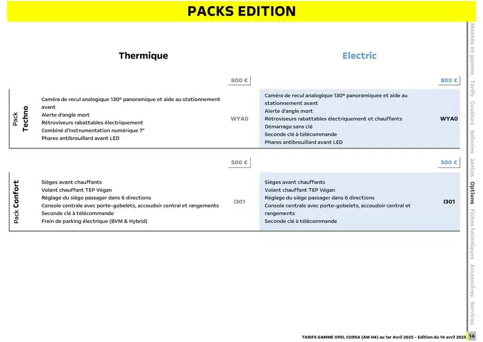 Opel Corsa du 16 avril au 16 avril 2026 - Catalogue page 13