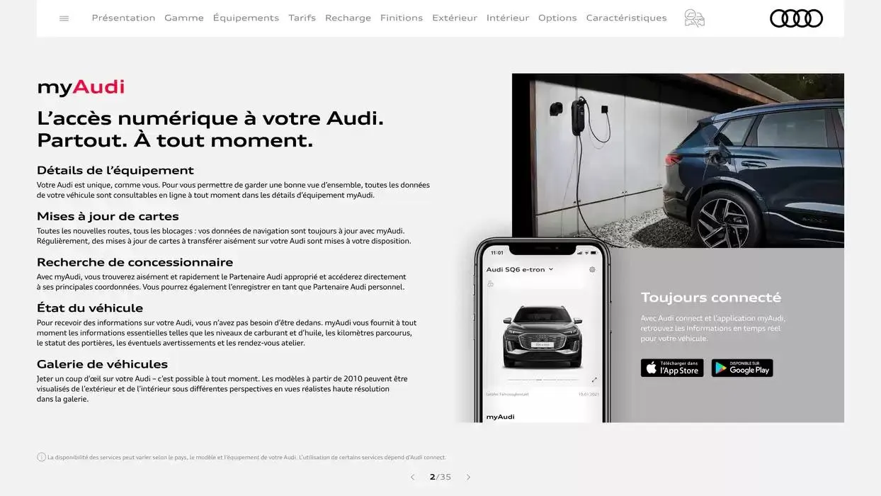 Audi Q6 e-tron  du 7 janvier au 31 janvier 2026 - Catalogue page 2