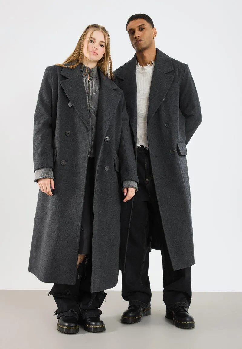 OVERSIZED CLASSIC COAT UNISEX - Manteau classique - dark grey
