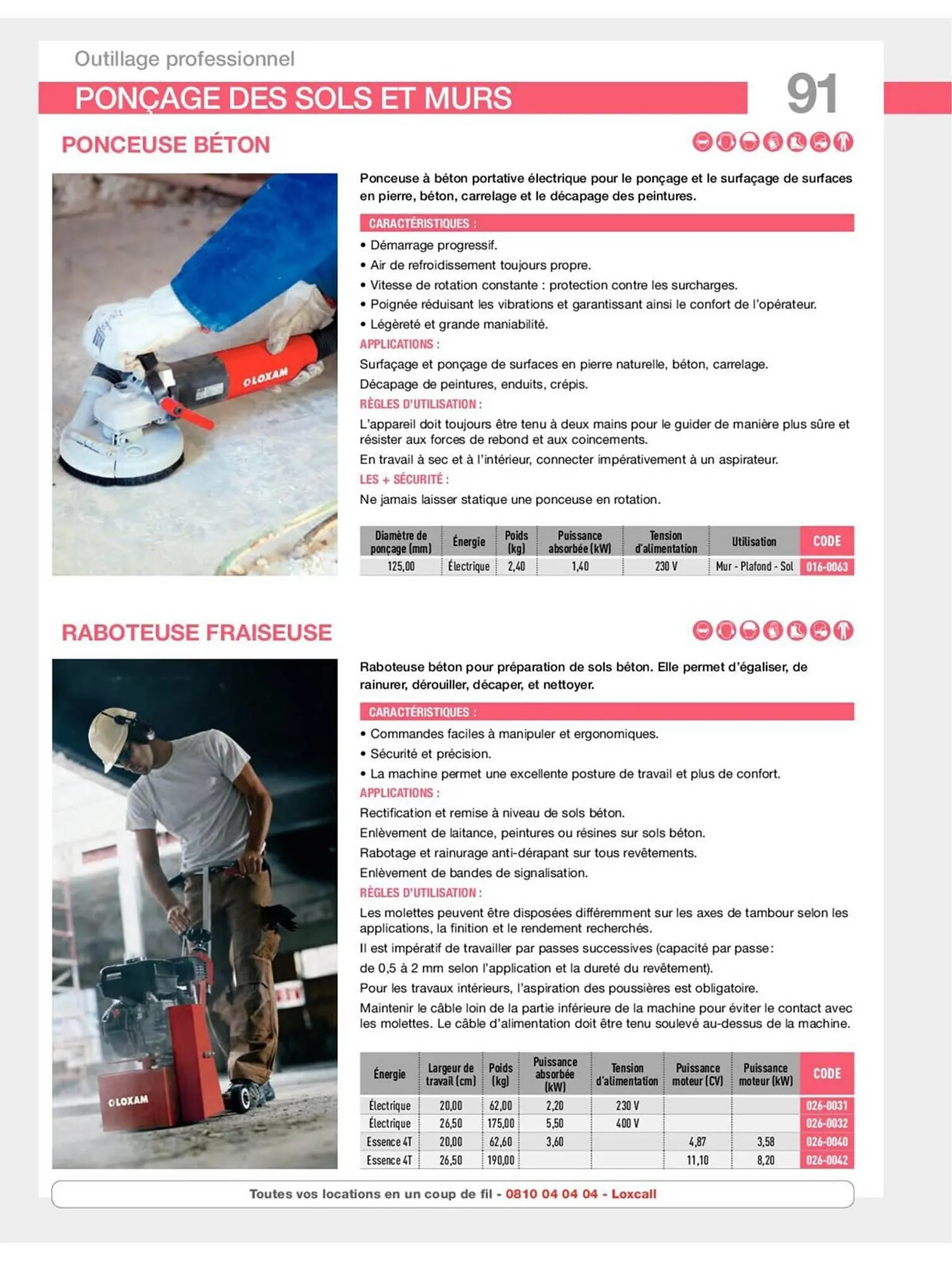 Catalogue Loxam du 19 avril au 31 décembre 2023 - Catalogue page 93