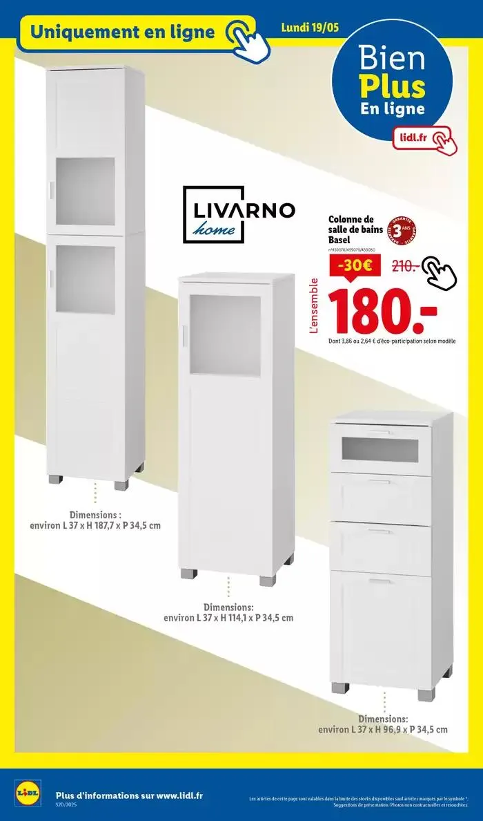 Profitez d'une large sélection de produits à prix réduits chez Lidl ! du 15 mai au 21 mai 2025 - Catalogue page 78