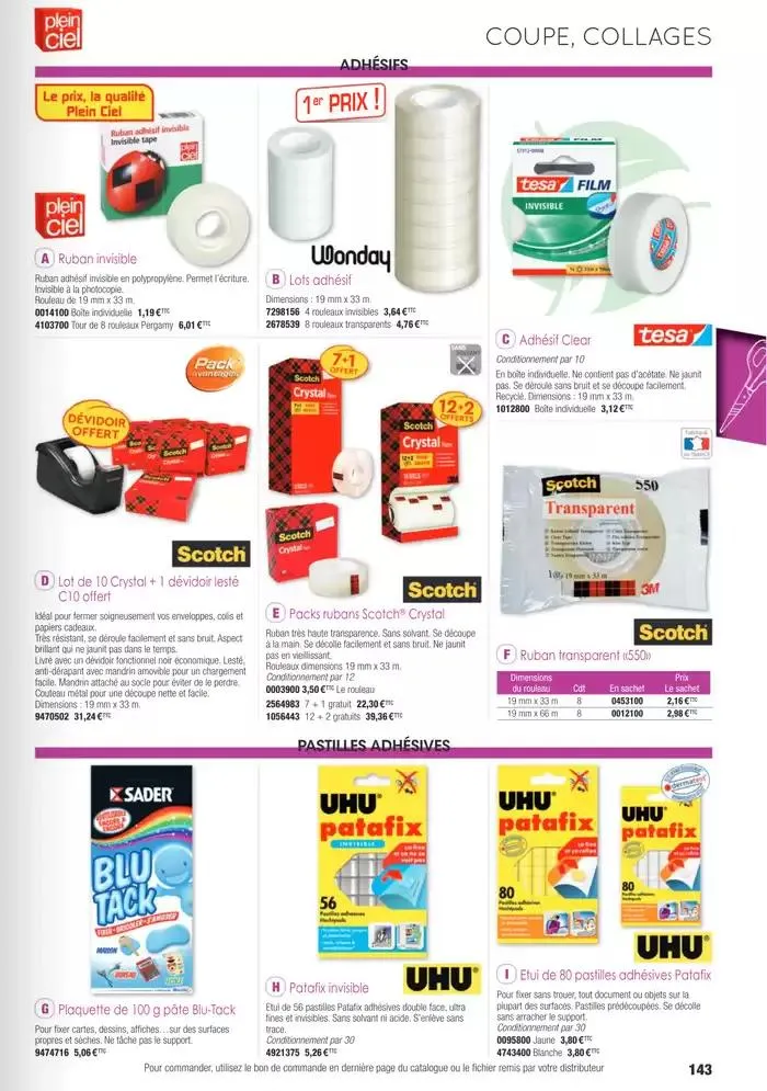 Écoles et loisirs 2025 du 1 janvier au 31 décembre 2025 - Catalogue page 143