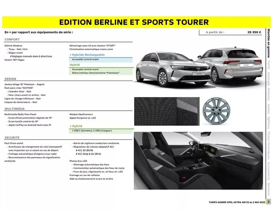 Opel Astra et Astra Sports Tourer du 12 mai au 12 mai 2026 - Catalogue page 4