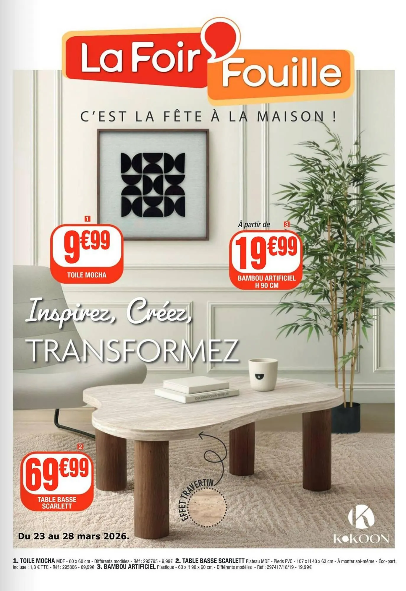 Catalogue La Foir'Fouille du 23 mars au 28 mars 2026 - Catalogue page 1