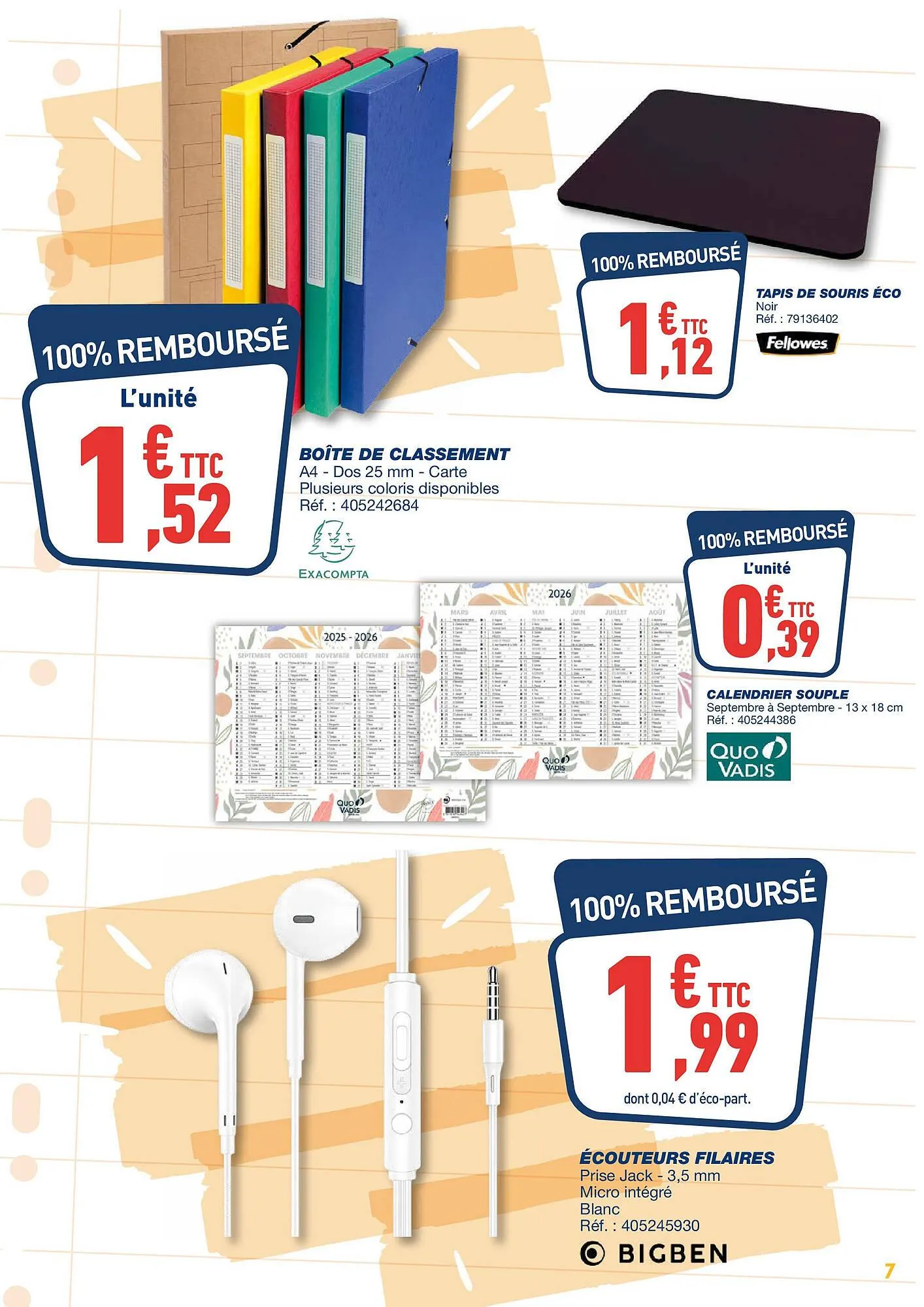 Catalogue Bureau Vallée du 20 juillet au 26 juillet 2025 - Catalogue page 7