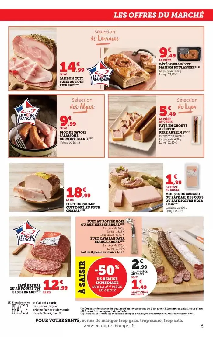 Les prix bas ! du 31 mars au 6 avril 2025 - Catalogue page 5