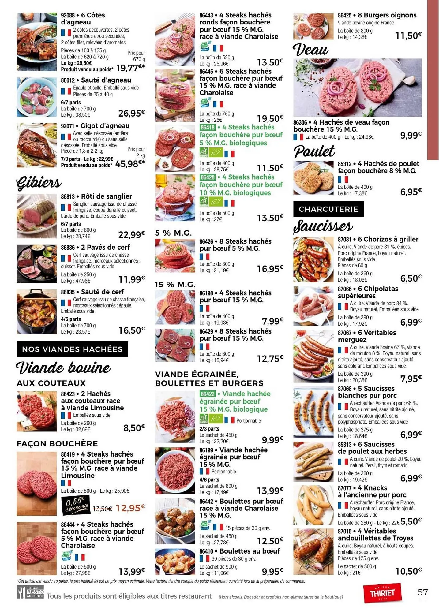 Catalogue Thiriet du 1 janvier au 30 janvier 2026 - Catalogue page 57