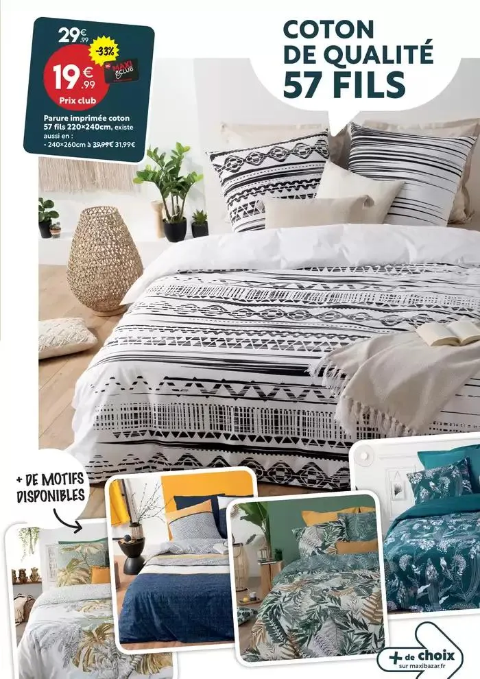 LINGE DE MAISON : DU STYLE à petits prix ! du 27 décembre au 26 janvier 2025 - Catalogue page 6