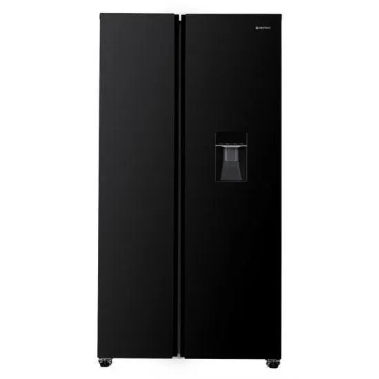 GEDTECH™ Réfrigerateur américain GSBS510BL 510L (324L + 181L) - No Frost- Noir