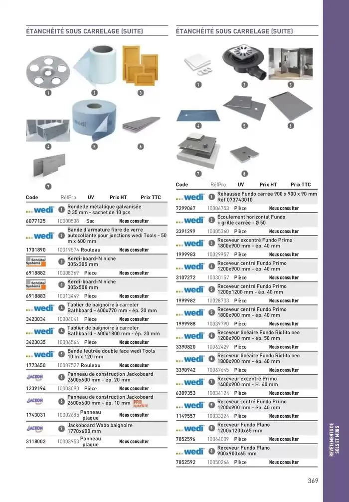 Matériaux 2025 du 1 janvier au 31 décembre 2025 - Catalogue page 369