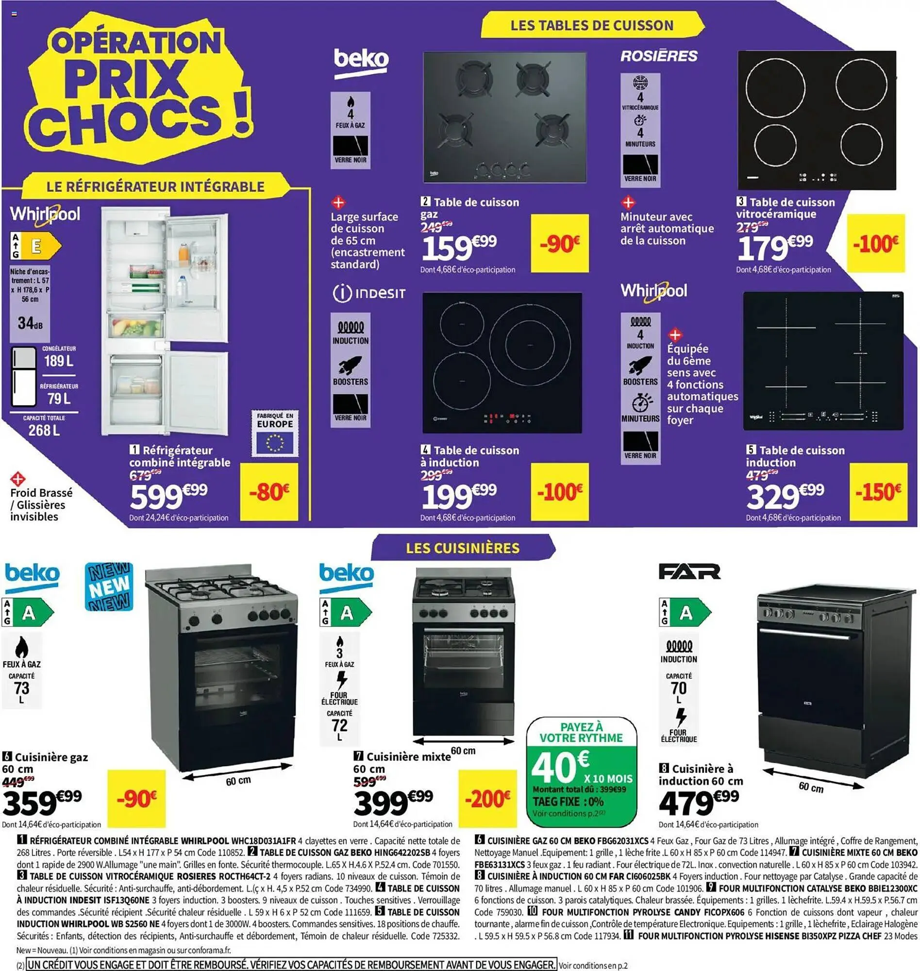 Catalogue Conforama du 28 octobre au 25 décembre 2025 - Catalogue page 44