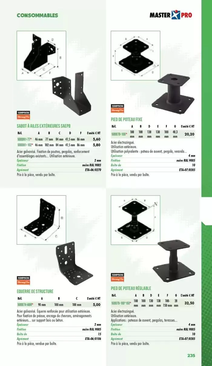Essentiel Batiment 2025 du 3 janvier au 31 décembre 2025 - Catalogue page 237