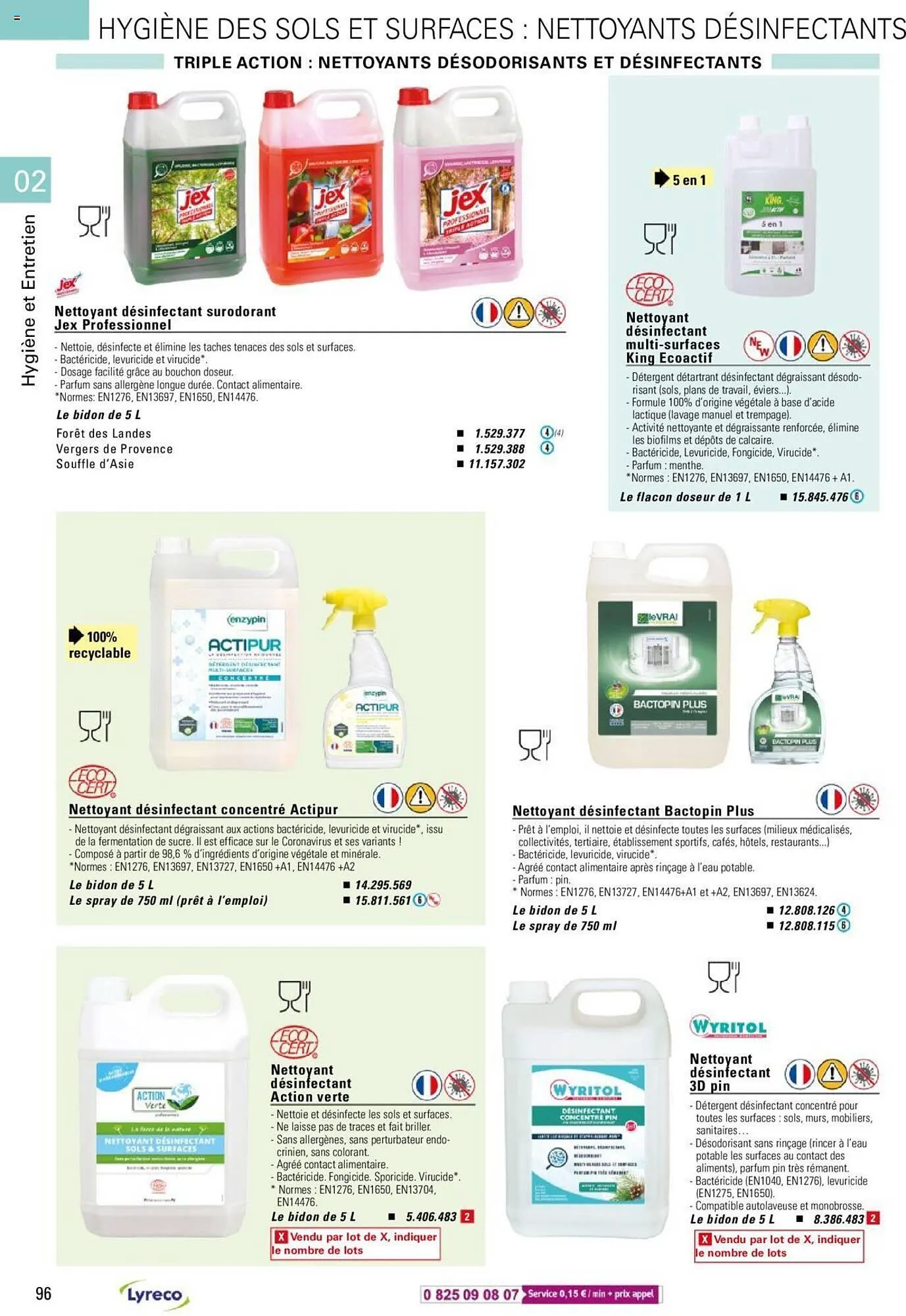 Catalogue Lyreco du 15 mai au 31 décembre 2023 - Catalogue page 96