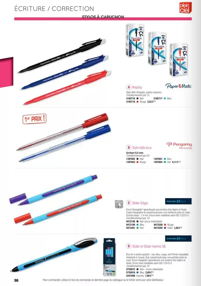 Écoles et loisirs 2025 du 1 janvier au 31 décembre 2025 - Catalogue page 96