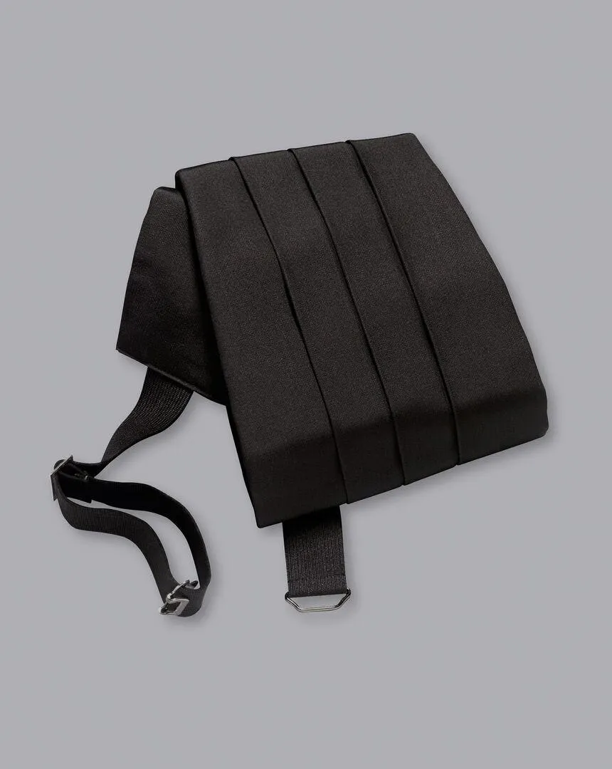 Silk Cummerbund - Black
