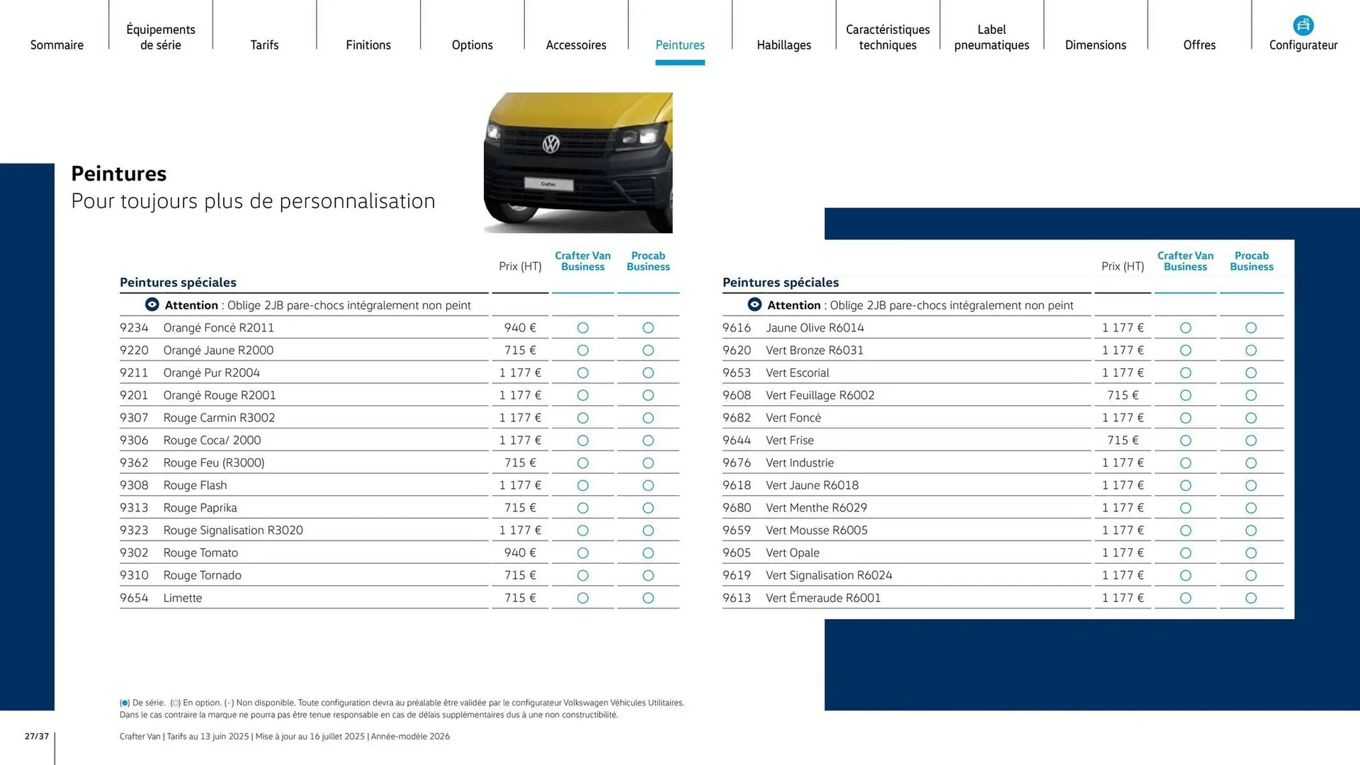 Catalogue Volkswagen du 7 août au 31 mars 2026 - Catalogue page 27