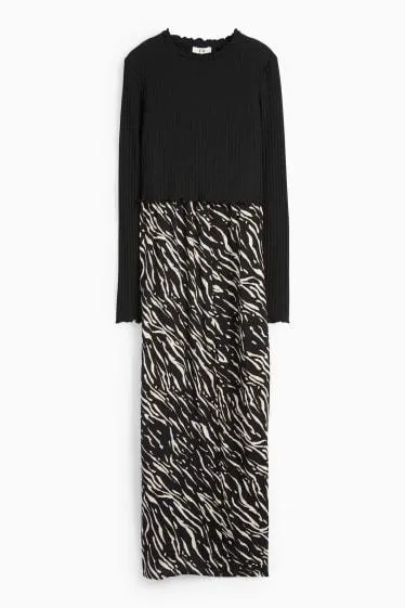 Nursing dress - 2-in-1 look