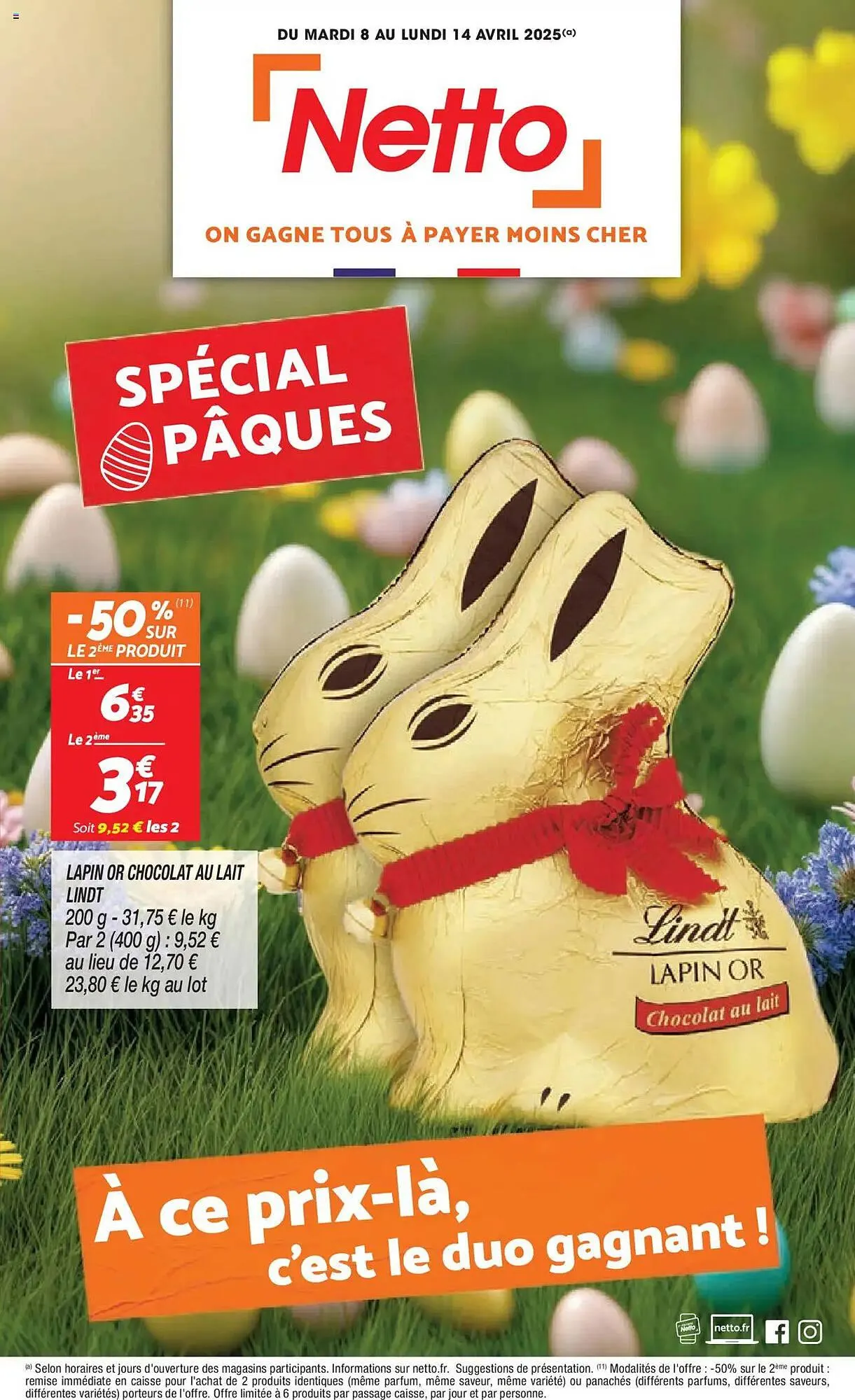 Catalogue Netto du 8 avril au 14 avril 2025 - Catalogue page 1