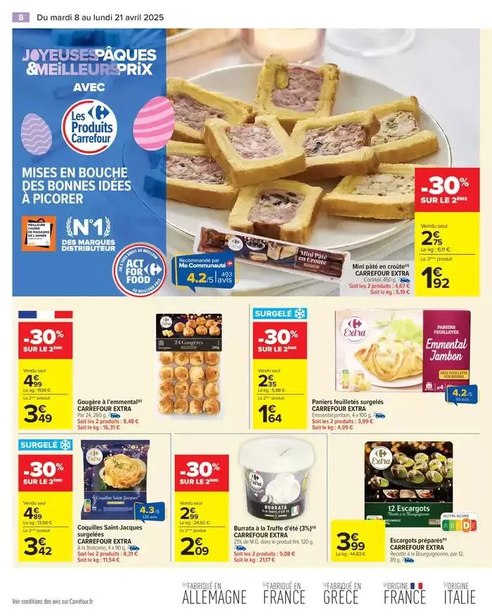 JOYEUSES PÂQUES & MEILLEURS PRIX du 8 avril au 21 avril 2025 - Catalogue page 10