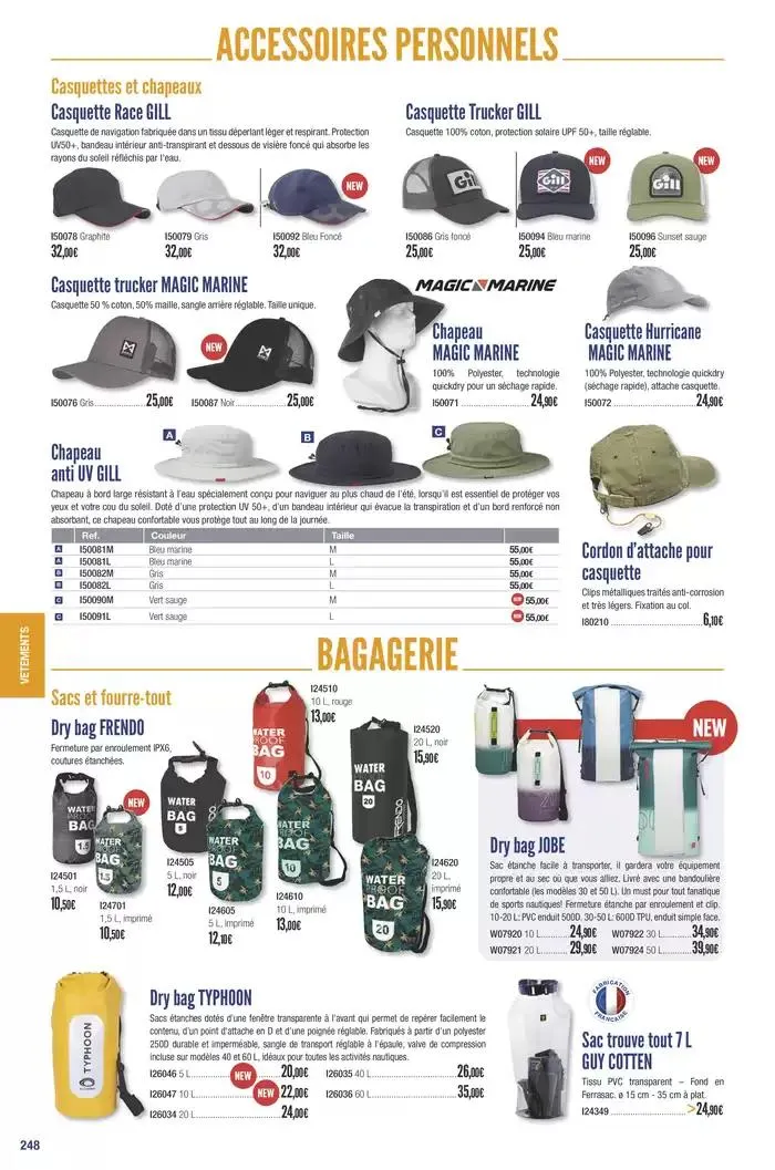 Catalogue Accastillage Diffusion 2025 du 1 janvier au 31 décembre 2025 - Catalogue page 250
