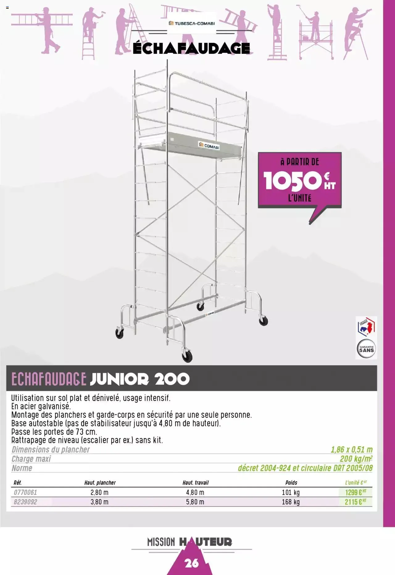 Champion direct Mission Hauteur 2023 du 11 avril au 29 juillet 2023 - Catalogue page 26