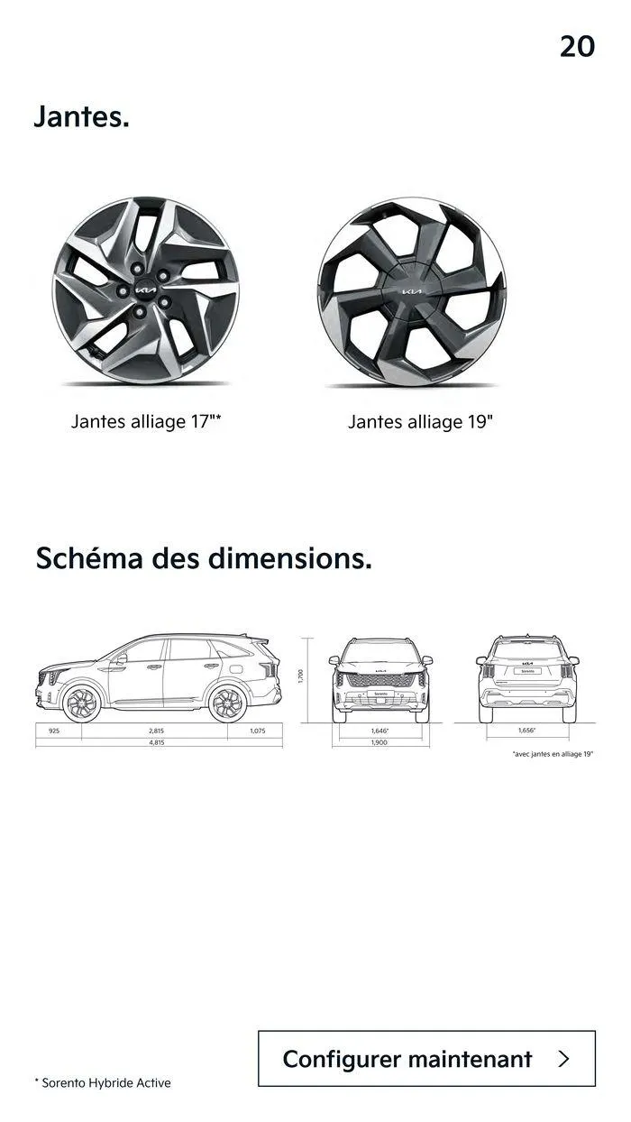 KIA Sorento Hybride du 19 juin au 10 juin 2025 - Catalogue page 20