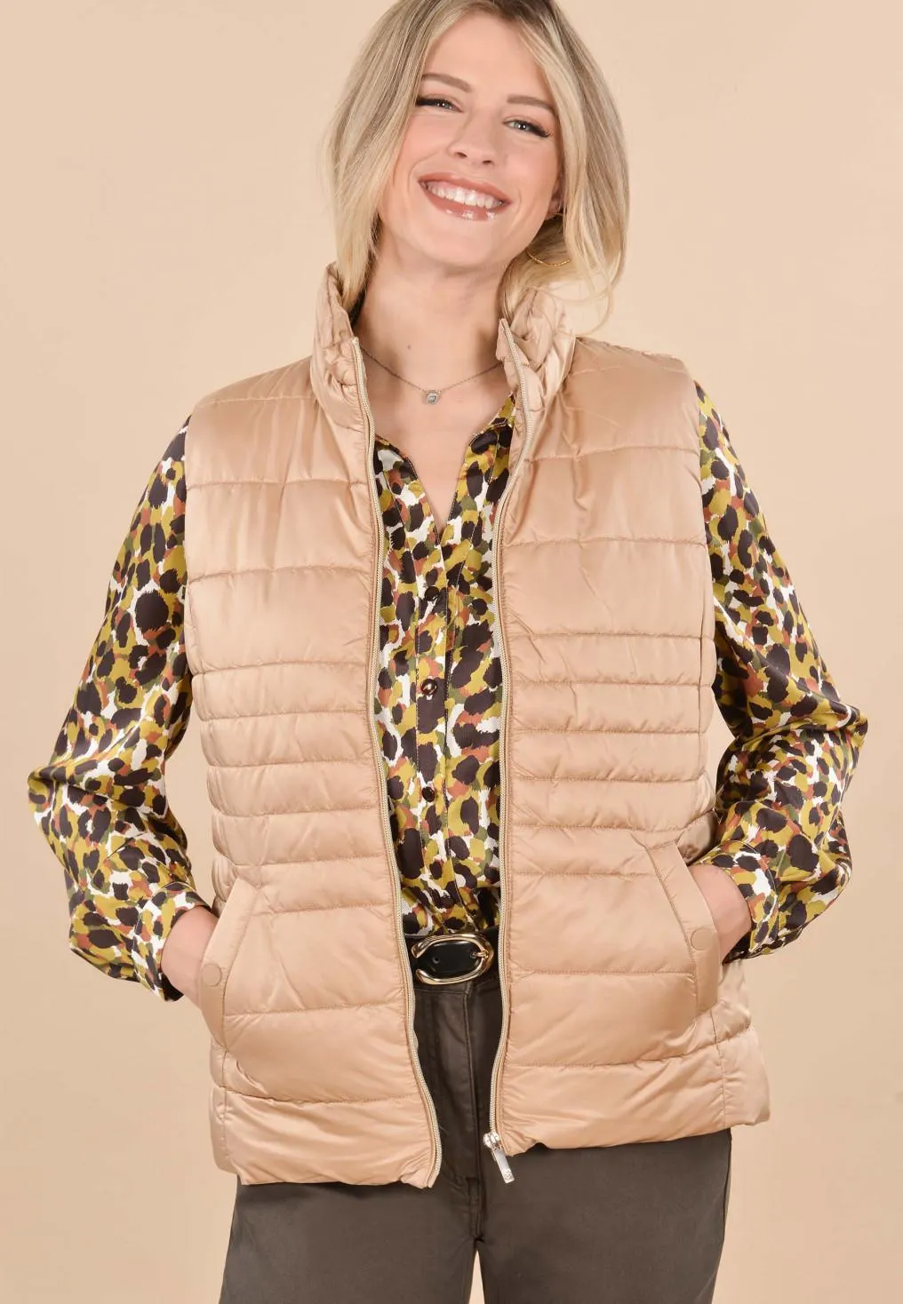 CALZANA - DOUDOUNE - BEIGE/CREME