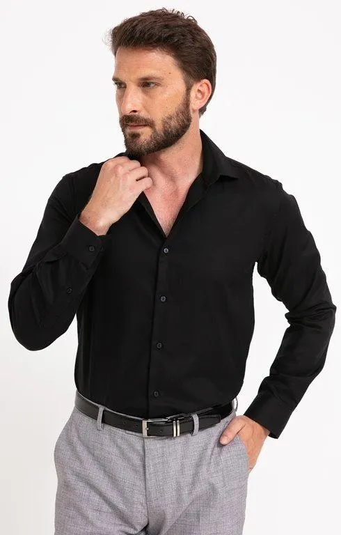 Chemise coupe regular Rubanoir