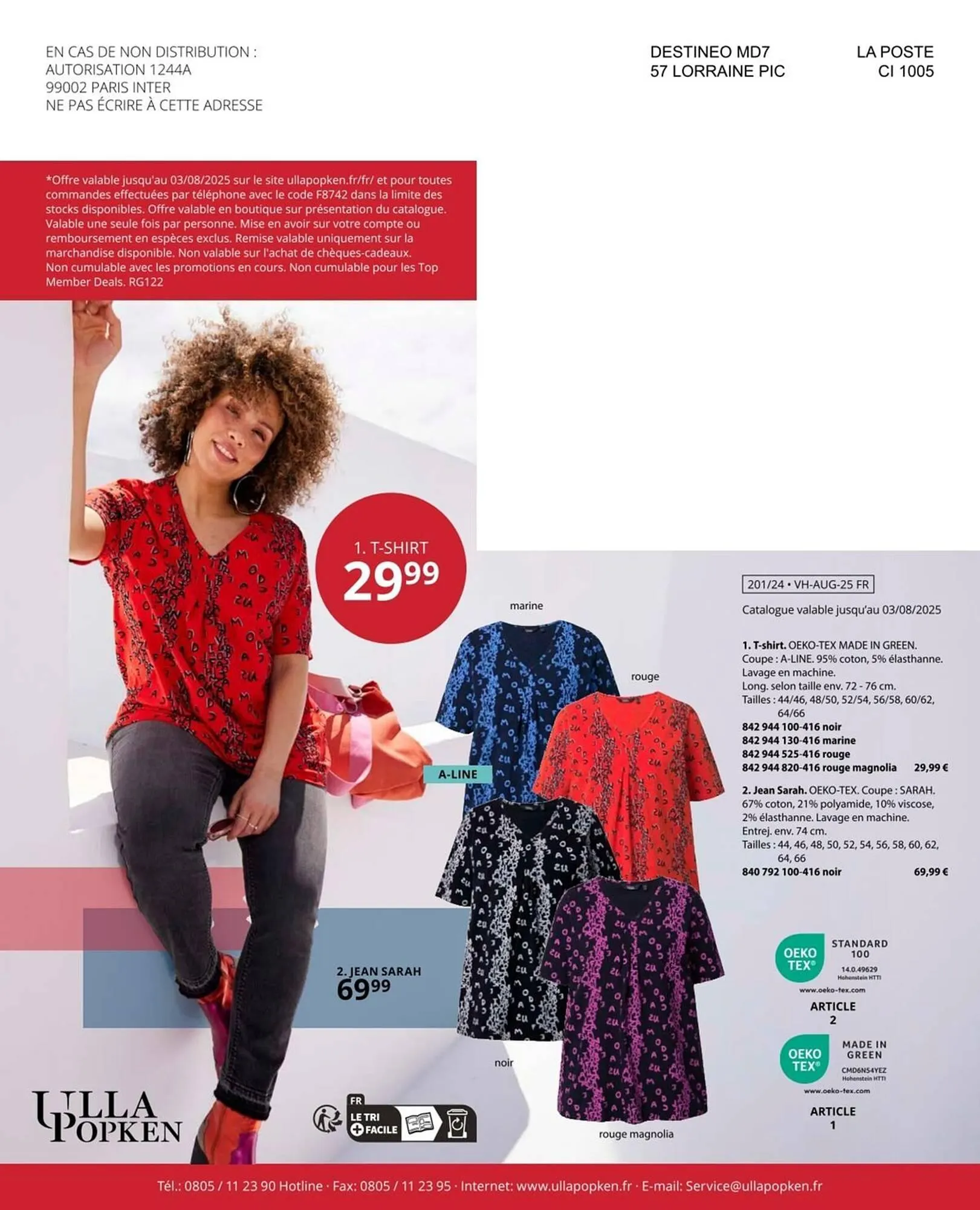 Catalogue Ulla Popken du 25 juillet au 31 août 2025 - Catalogue page 140