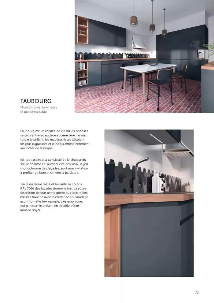 VOUS NE TROUVEREZ PAS VOTRE CUISINE DANS CE CATALOGUE du 16 janvier au 30 avril 2025 - Catalogue page 73