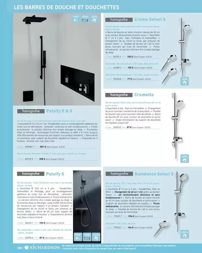 SALLE DE DE BAINS ET CARRELAGE 2025 du 11 avril au 31 décembre 2025 - Catalogue page 210