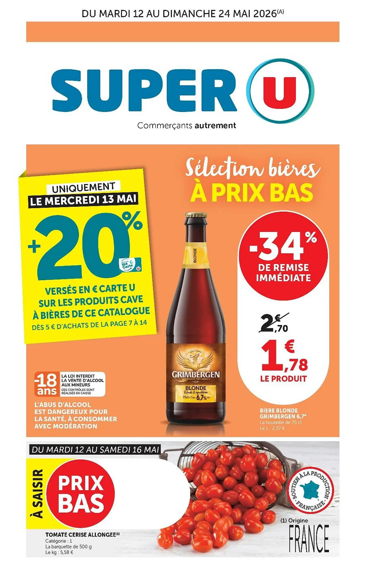 Catalogue Super U du 12 mai au 24 mai 2026 - Catalogue page 1