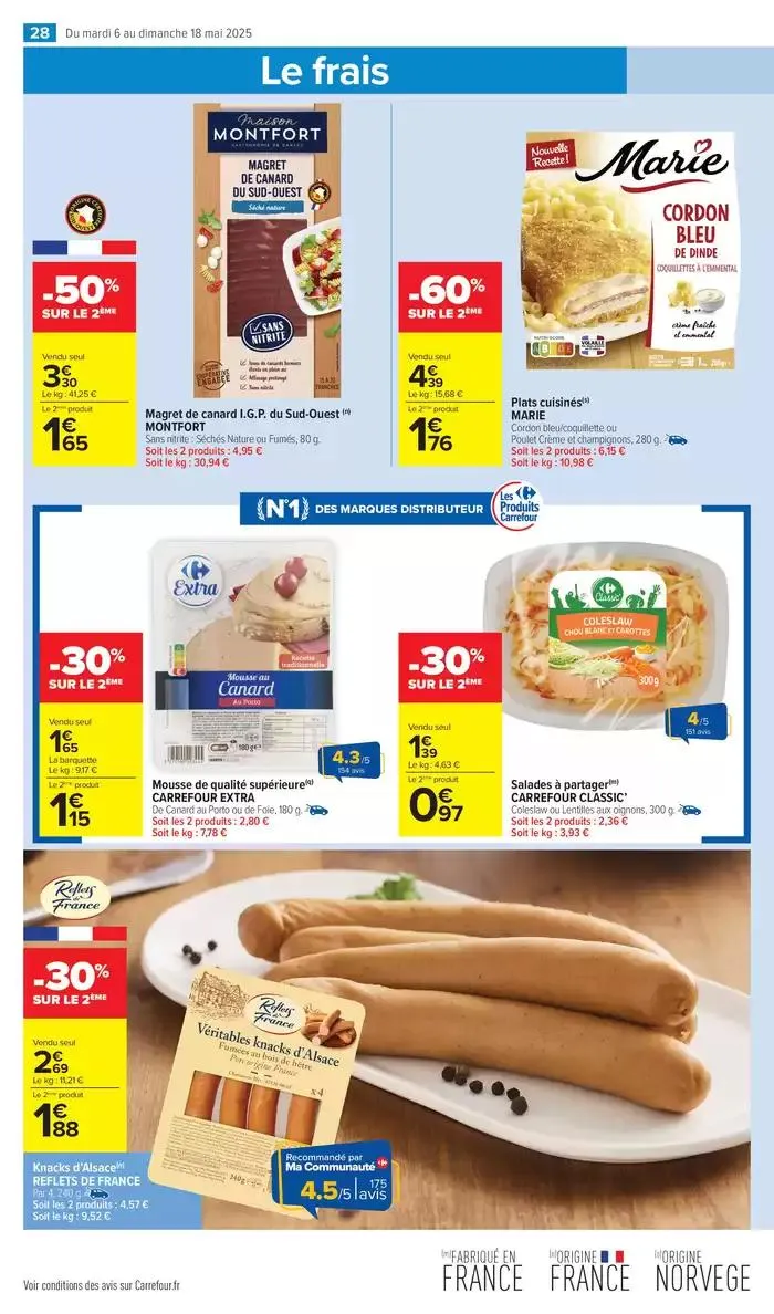 LE GOÛT ÇA SE FÊTE du 6 mai au 18 mai 2025 - Catalogue page 30