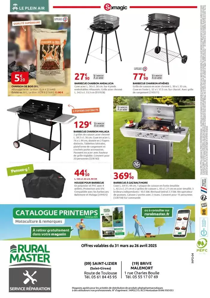 MOTOCULTURE - JARDINAGE - BRICOLAGE - DROGUERIE - ANIMALERIE du 31 mars au 26 avril 2025 - Catalogue page 16