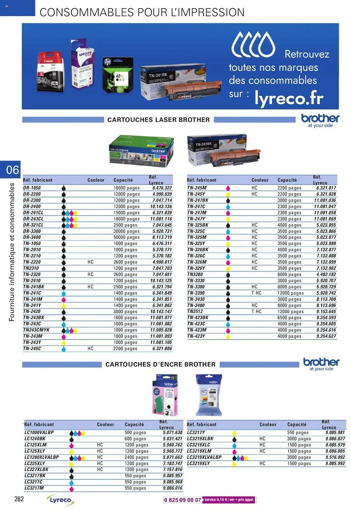 Catalogue Lyreco du 15 mai au 31 décembre 2023 - Catalogue page 262