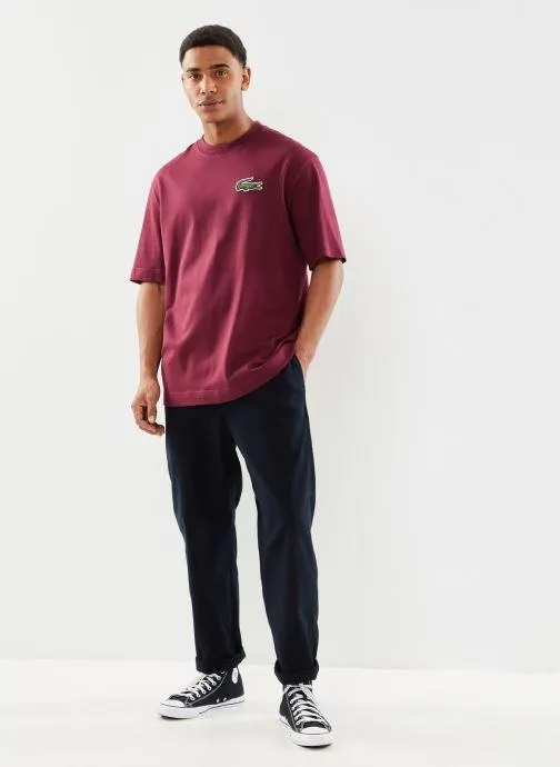 T-shirt - unisexe loose fit M - Bordeaux